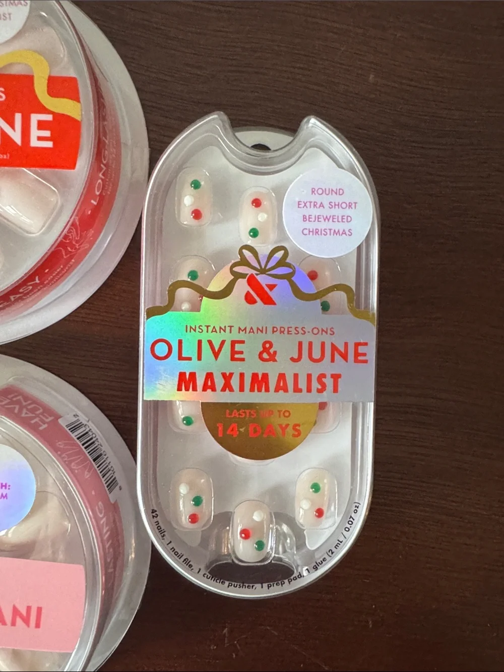 Lot of 5 Olive & June Glue Press Ons